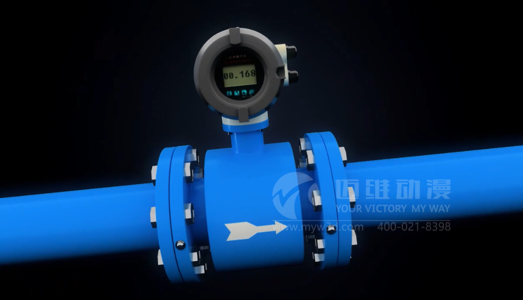 電磁流量計(jì)產(chǎn)品演示三維動(dòng)畫 電磁流量計(jì)產(chǎn)品演示三維動(dòng)畫