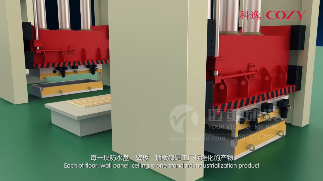 整體衛(wèi)浴是否適合家庭使用？產(chǎn)品演示三維動(dòng)畫為你揭曉謎題(圖2)