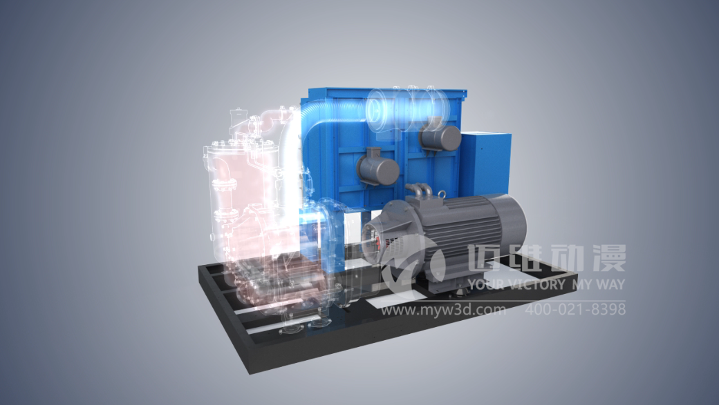 雙螺桿壓縮機(jī)三維動(dòng)畫(huà) 雙螺桿壓縮機(jī)三維動(dòng)畫(huà)