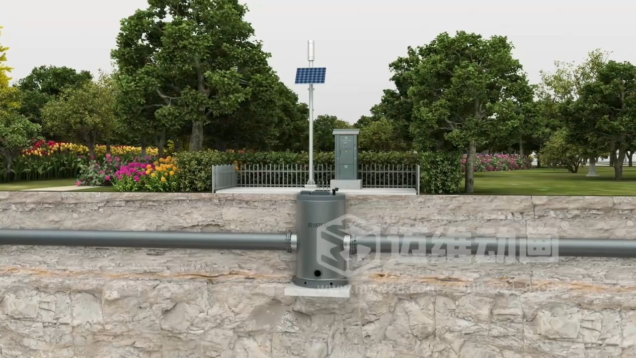 環(huán)保項目競標突圍關(guān)鍵：三維動畫直觀解析一體化智能截污井 “截污、分流、監(jiān)測” 全流程原理(圖1)