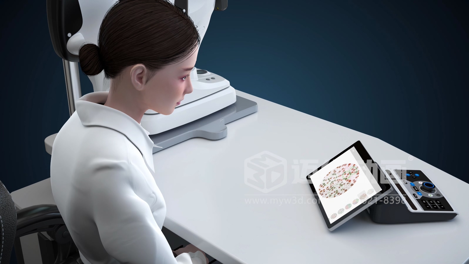 驗(yàn)光頭三維動(dòng)畫(huà)(圖4) 驗(yàn)光頭三維動(dòng)畫(huà)(圖4)