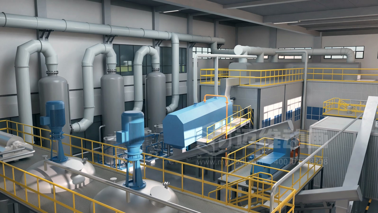 餐廚垃圾處理工藝三維動(dòng)畫(圖2) 餐廚垃圾處理工藝三維動(dòng)畫(圖2)