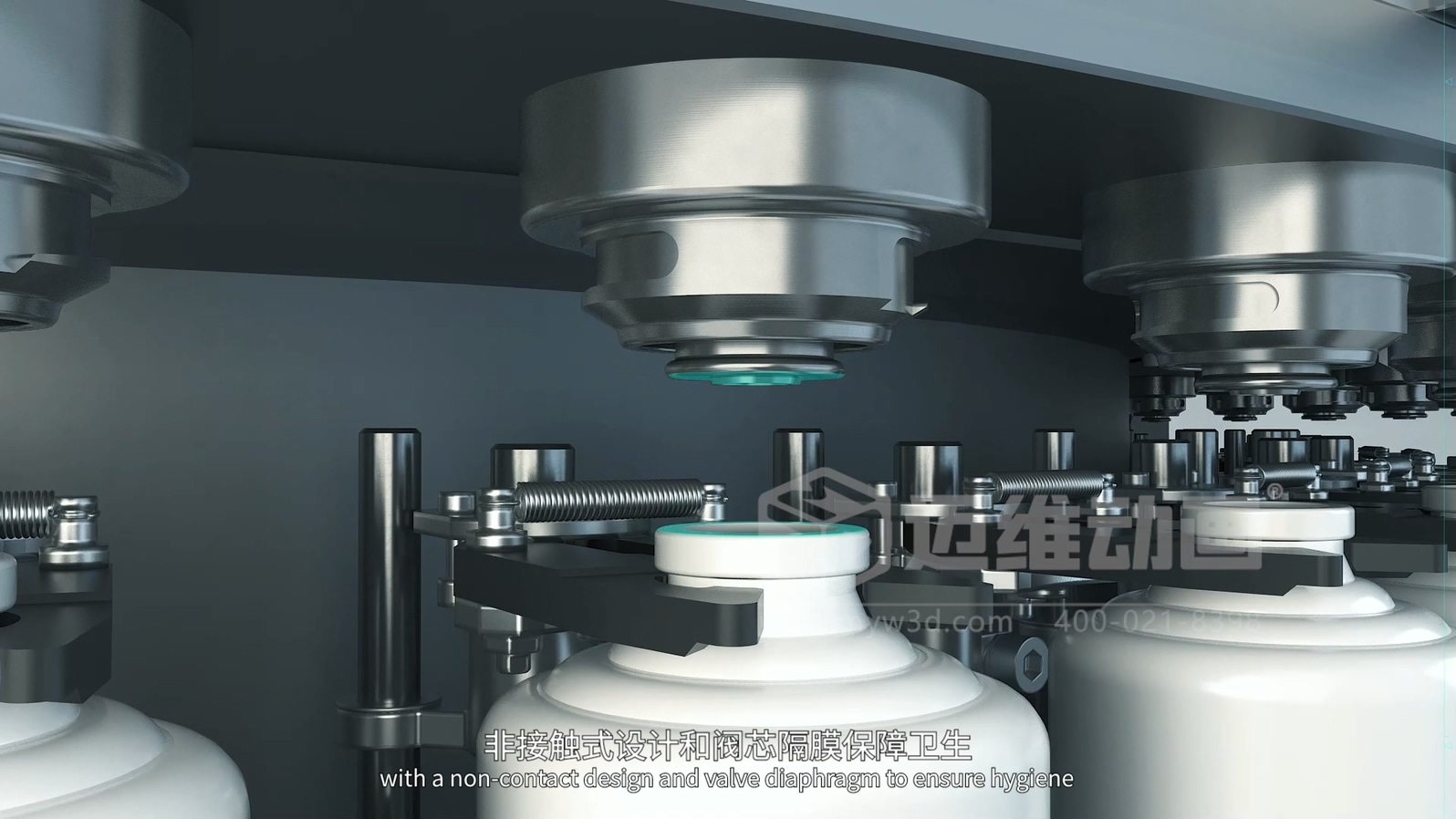 灌裝機生產(chǎn)線三維動畫(圖3) 灌裝機生產(chǎn)線三維動畫(圖3)