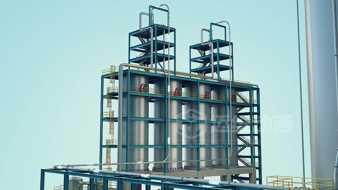 粉粒體物料處理系統(tǒng)三維動畫(圖9) 粉粒體物料處理系統(tǒng)三維動畫(圖9)