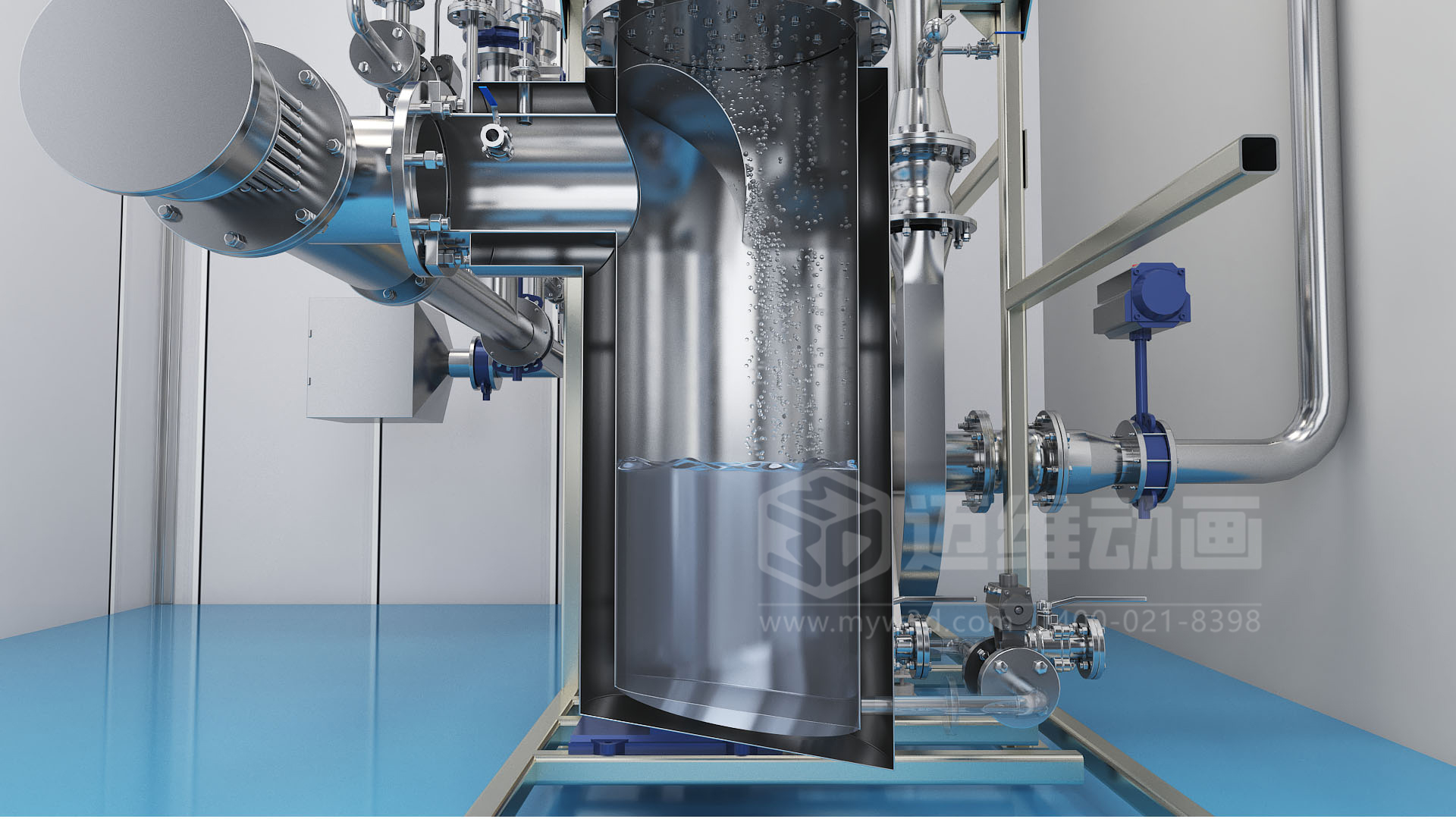 制藥機械企業(yè)推廣新思路：用三維動畫講清生產(chǎn)工藝，工業(yè)自動化生產(chǎn)線自帶傳播力(圖7)